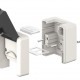 GOOBAY κυτίο για 2x Keystone modules 79169, εξωτερικού χώρου, IP44, λευκό/μαύρο