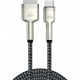 POWERTECH καλώδιο USB-C σε USB PTR-0199, PD 60W, 480Mbps, 1m, μαύρο/γκρι