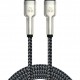 POWERTECH καλώδιο USB-C PTR-0198, PD 60W, 480Mbps, 1m, μαύρο