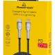 POWERTECH καλώδιο Lightning σε USB-C PTR-0200, PD 27W, 480Mbps, 1m, μαύρο/γκρι