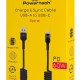 POWERTECH καλώδιο USB-C σε USB PTR-0197 με spiral καλώδιο, PD 60W, 480Mbps, 1m, μαύρο