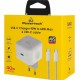 POWERTECH φορτιστής τοίχου PT-1581 με καλώδιο, USB-C, 40 έως 60W, GaN, AVS, λευκός