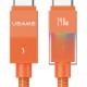 USAMS καλώδιο USB-C SJ775, 240W, 480Mbps, 1.2m, πορτοκαλί