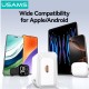 USAMS φορτιστής τοίχου CC329, USB-C, 30W, λευκός