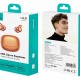 USAMS earphones με θήκη φόρτισης Echo R03, OWS, Φ11mm, 40/300mAh, πορτοκαλί