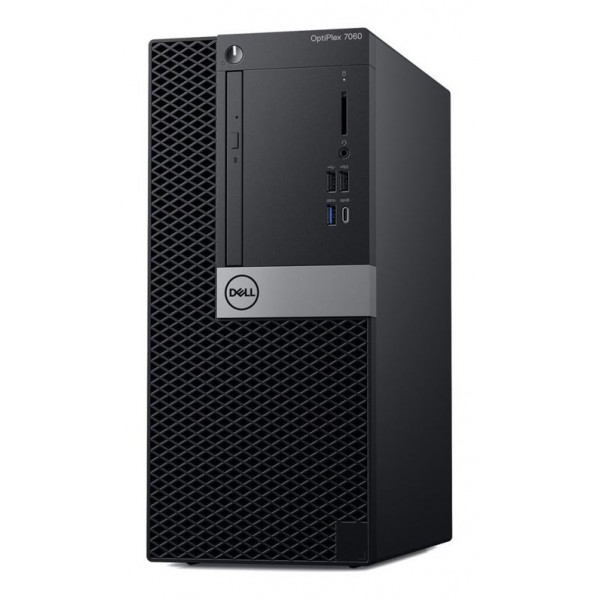DELL PC OptiPlex 7060 MT, Refurbished Grade A Repainted, i5-8500, 8/256GB M.2, DVD, FreeDOS - 