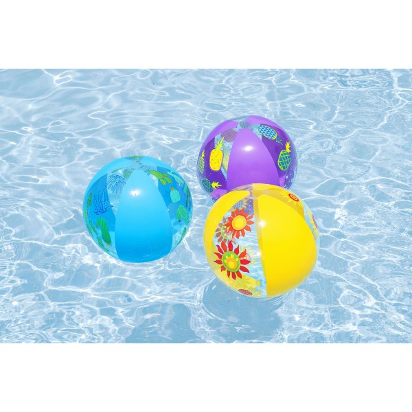 BESTWAY μπάλα θαλάσσης 31036, 51cm, διάφορα χρώματα/σχέδια, 1τμχ - BESTWAY