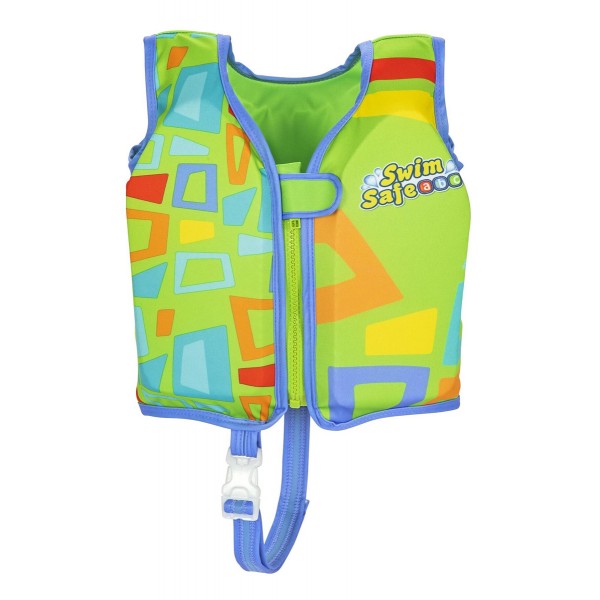 BESTWAY παιδικό γιλέκο κολύμβησης 32176, S/M, 1-3 ετών, 50+UPF, πράσινο - BESTWAY