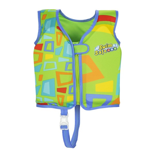 BESTWAY παιδικό γιλέκο κολύμβησης 32177, M/L, 3-6 ετών, 50+UPF, πράσινο - BESTWAY