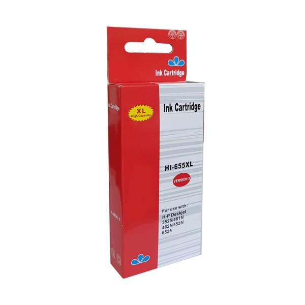 Συμβατό Inkjet για HP, 655, 14.6ml, κίτρινο - ink HP