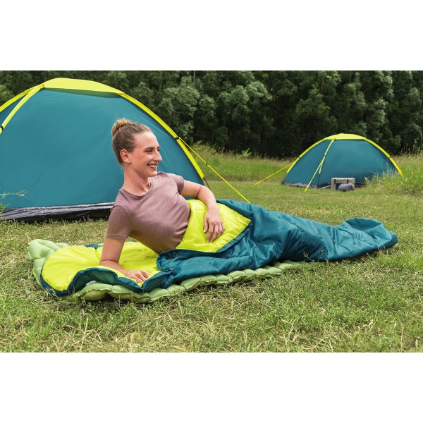 BESTWAY sleeping bag 68102, μονό, 220x75cm, πετρόλ - Σύγκριση Προϊόντων