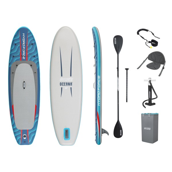 BESTWAY φουσκωτή σανίδα SUP/kayak Oceana 6532B με αποσπώμενο κάθισμα, 305x84x15cm, μπλε - Σύγκριση Προϊόντων