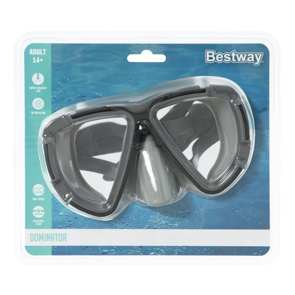 BESTWAY μάσκα θαλάσσης 22052, διοπτική, μαύρη