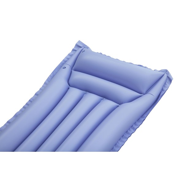 BESTWAY φουσκωτό στρώμα θαλάσσης 44007 με μαξιλάρι, 183x69cm, μωβ