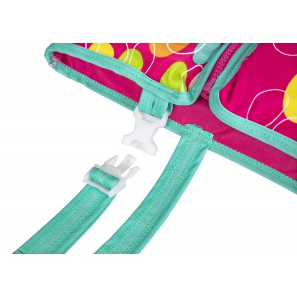 BESTWAY παιδικό γιλέκο κολύμβησης 32176, S/M, 1-3 ετών, 50+UPF, ροζ
