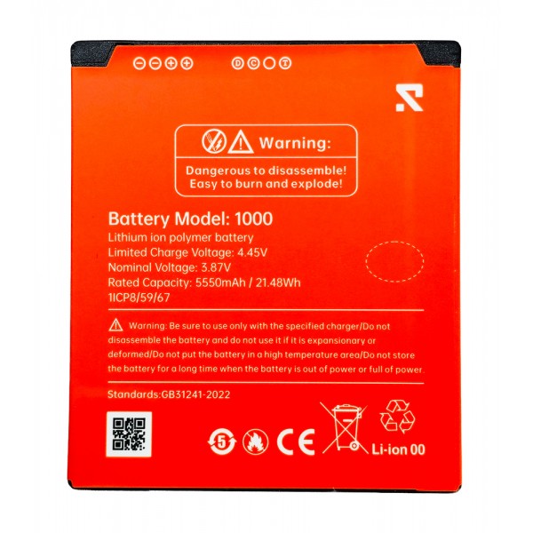 RUGONE μπαταρία για smartphone Xever 7 Pro - Service