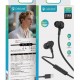 CELEBRAT earphones με μικρόφωνο G40, USB-C σύνδεση, 10mm, 1.2m, μαύρα