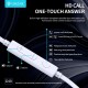 CELEBRAT earphones με μικρόφωνο G40, USB-C σύνδεση, 10mm, 1.2m, μαύρα