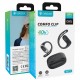 CELEBRAT earphones με θήκη φόρτισης W77, OWS, 12mm, 40/400mAh, μαύρα