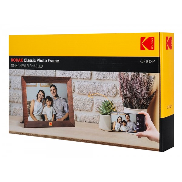 KODAK ψηφιακή κορνίζα CF102P με 10.1" οθόνη αφής, 1+32GB, WiFi, καφέ