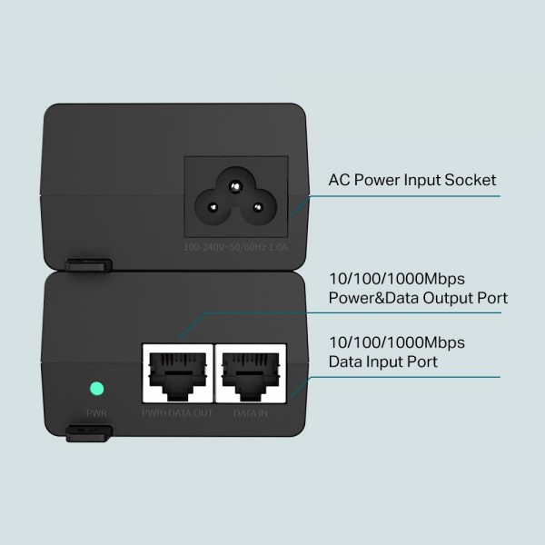 TP-LINK omada PoE+ injector POE160S, V4.0