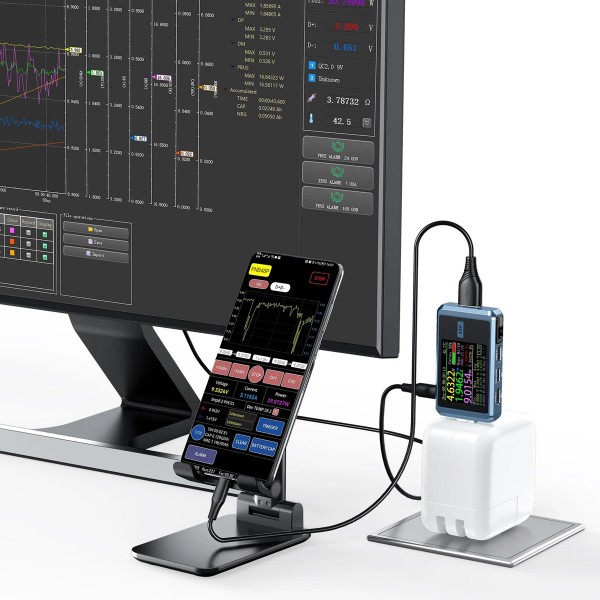 FNIRSI USB tester φόρτισης FNB48P, USB/micro USB/USB-C - FNIRSI
