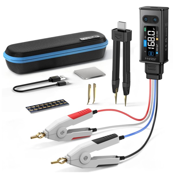 FNIRSI ψηφιακό LCR/ESR tester LCR-ST2 Plus, επαναφορτιζόμενο - FNIRSI