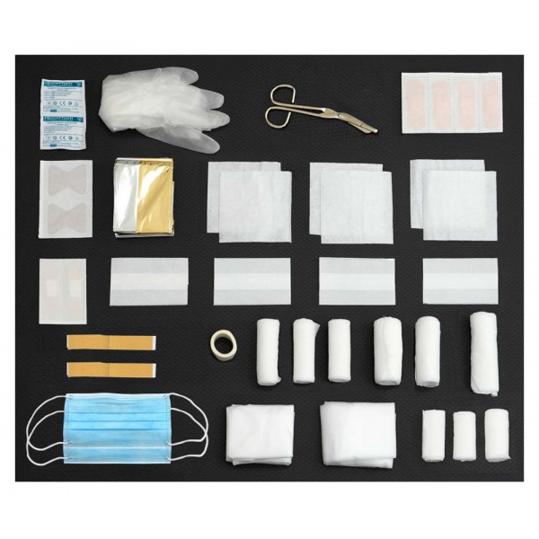 PETEX kit πρώτων βοηθειών για οχήματα 43930004, DIN 13164-2022, μαύρο - 