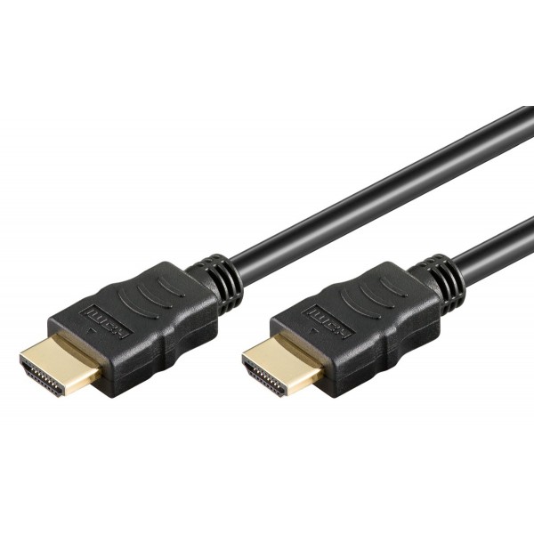 GOOBAY καλώδιο HDMI 80103 με Ethernet, soft, 4K/60Hz, 18 Gbps, 2m, μαύρο - Καλώδια - Αντάπτορες