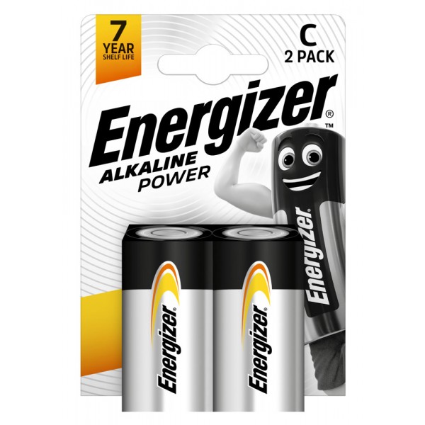 ENERGIZER αλκαλικές μπαταρίες Alkaline Power, C/LR14, 1.5V, 2τμχ - Σύγκριση Προϊόντων