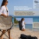 BRUNO καρέκλα παραλίας-κάμπινγκ SOL-Bay BRN-0295, αναδιπλούμενη, 61x53x65cm