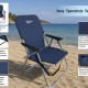 BRUNO καρέκλα παραλίας-κάμπινγκ SOL-Bay BRN-0296, αναδιπλούμενη, 55x59x69cm