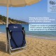 BRUNO καρέκλα παραλίας-κάμπινγκ SOL-Bay BRN-0296, αναδιπλούμενη, 55x59x69cm