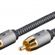 GOOBAY καλώδιο ήχου RCA σε RCA 65296, 2m, μαύρο/ασημί