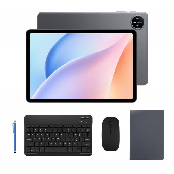 DOOGEE tablet Tab A9 Pro με πληκτρολόγιο/ποντίκι/στυλό αφής/θήκη, 10.1", 4/128GB, Android 15, 6580mAh, γκρι - 