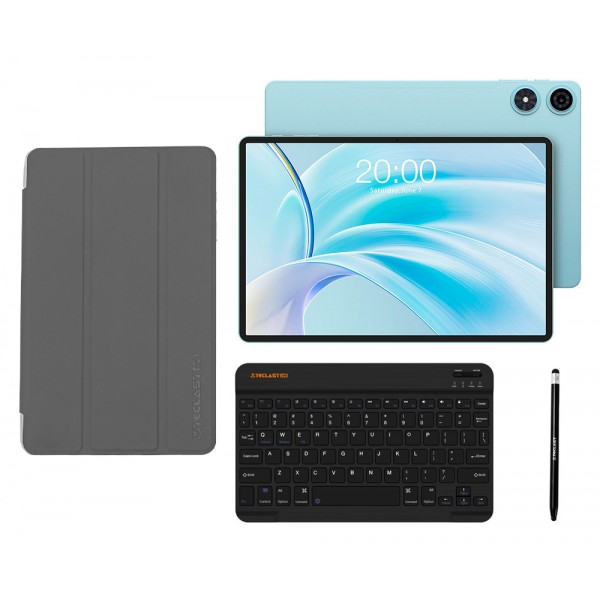 TECLAST tablet P50 με πληκτρολόγιο/στυλό αφής/θήκη, 11", 8/128GB, 4G, Android 15, 7000mAh, μπλε - 