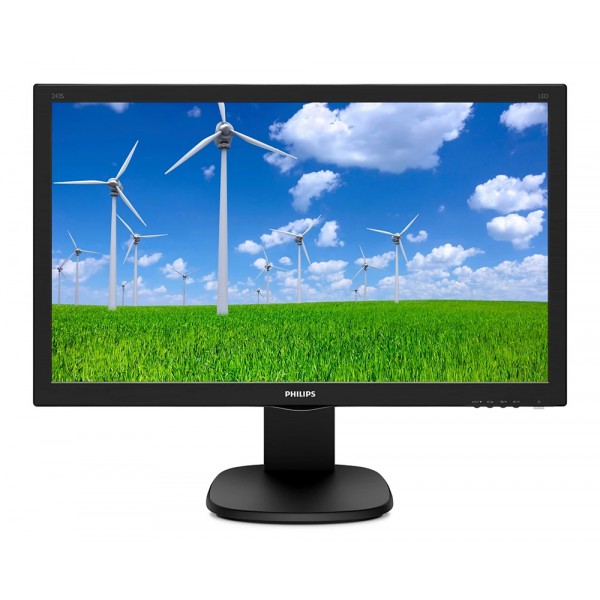 PHILIPS used οθόνη 243S5LJMB LED, 23.6", 1920x1080, VGA/DVI/HDMI/DisplayPort, Grade B - Νέα & Ref PC