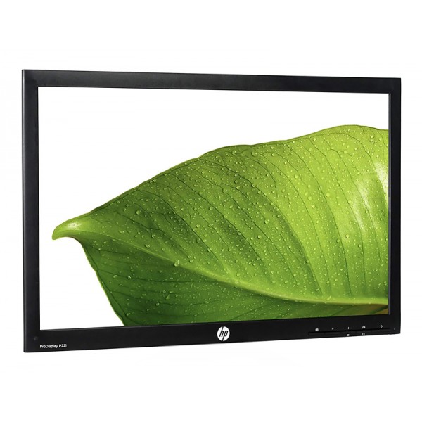 HP used οθόνη P221 LED, 21.5" Full HD, VGA/DVI, χωρίς βάση, Grade B - Νέα & Ref PC