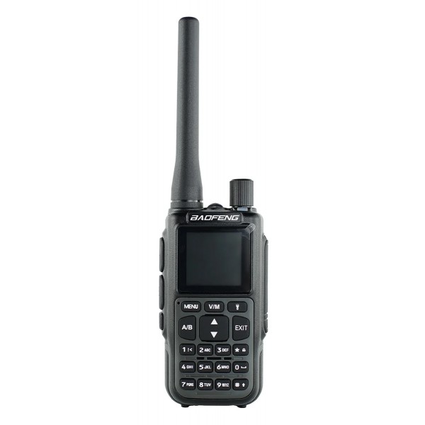 BAOFENG ασύρματος πομποδέκτης MINI-5, UHF/VHF, 5W/2W, μαύρος - 