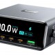 POWERTECH σταθμός φόρτισης PT-1622 με οθόνη, USB & 4x USB-C, GaN, 100W, ασημί