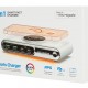 POWERTECH σταθμός φόρτισης PT-1624, 2x USB/2x USB-C/wireless, 72W, λευκός