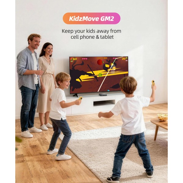 MECOOL σετ ασύρματων motion gamepad KidzMove GM2 για Android smart TV & TV Box, κίτρινο, 2τμχ - Σύγκριση Προϊόντων