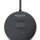 DELOCK docking station για M.2 NVMe PCIe SSD 64364, 2 θέσεων, 20Gbps, clone function, μαύρο