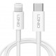 LDNIO καλώδιο Lightning σε USB-C MFi01, MFi, 30W, 480Mbps, 1m, λευκό