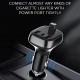 LDNIO FM transmitter & φορτιστής C704Q, USB-C/2x USB, 36W, Bluetooth, μαύρο