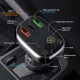 LDNIO FM transmitter & φορτιστής C704Q, USB-C/2x USB, 36W, Bluetooth, μαύρο