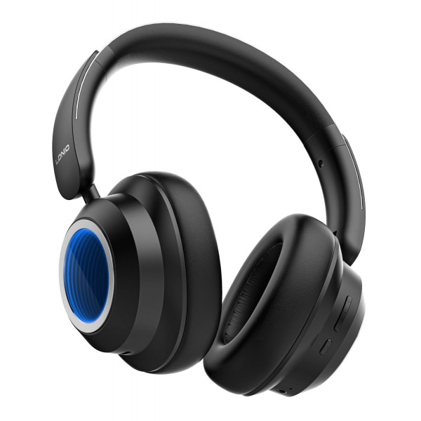 LDNIO headphones H01, ασύρματα & ενσύρματα, 40mm, 1000mAh, ANC, μαύρα - 