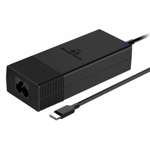POWERTECH φορτιστής laptop PT-1604, USB-C PD, 90W, μαύρος - 