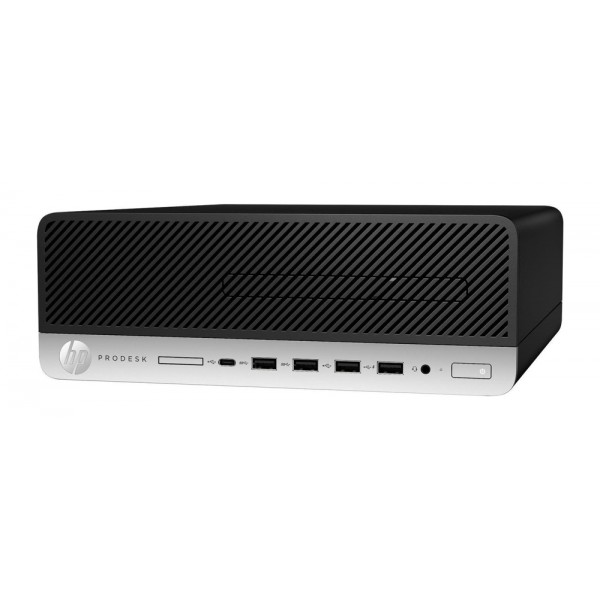 HP PC ProDesk 600 G4 SFF, Refurbished Grade A Repainted, i3-8100, 8/256GB M.2, FreeDOS - 