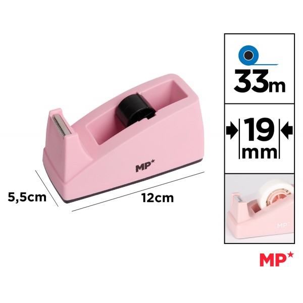 MP βάση κολλητικής ταινίας PA528P, 19mm x 33m, διάφορα χρώματα, 1τμχ - Αναλώσιμα - Είδη Γραφείου